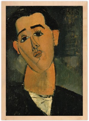 Houseart Portrait of Spanish Juan Gris, Amedeo Modigliani, Διάσημοι ζωγράφοι, 15 x 20 εκ.