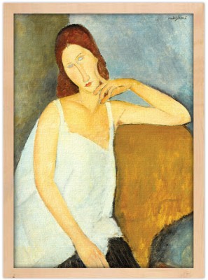Houseart Portrait of Jeanne Hebuterne, Amedeo Modigliani, Διάσημοι ζωγράφοι, 15 x 20 εκ. Ύφασμα | Mediatex® Botticelli