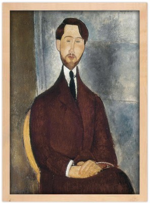 Houseart Portrait of Leopoldo Zborowski, Amedeo Modigliani, Διάσημοι ζωγράφοι, 15 x 20 εκ.