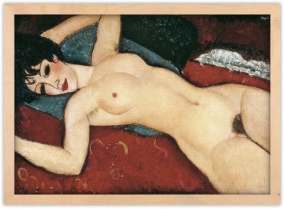 Houseart Red Nude, Amedeo Modigliani, Διάσημοι ζωγράφοι, 20 x 15 εκ.