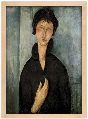 Houseart Woman with Blue Eyes, Amedeo Modigliani, Διάσημοι ζωγράφοι, 15 x 20 εκ.