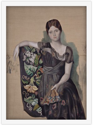 Portrait of Olga in an Armchair, Pablo Picasso, Διάσημο