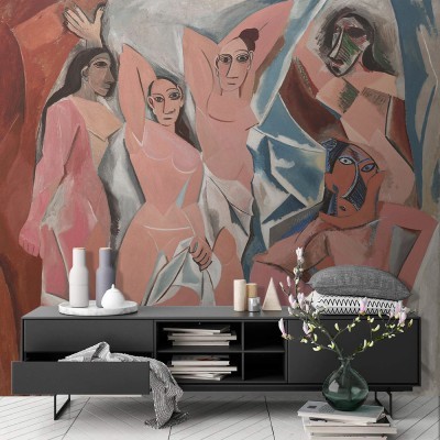 Houseart Οι Δεσποινίδες της Αβινιόν, Pablo Picasso, Διάσημοι ζωγράφοι, 100 x 103 εκ.