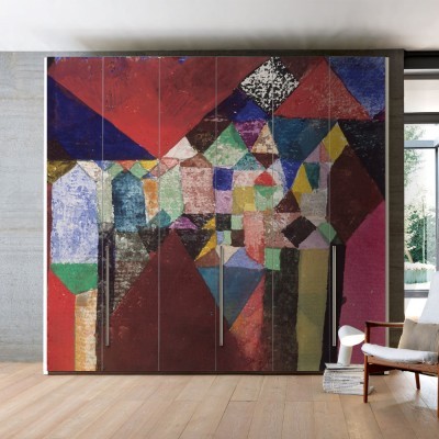 Municipal Jewel, Paul Klee, Διάσημοι ζωγράφοι, 100 x 100 εκ. φωτογραφία