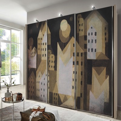 Cold City, 1921, Paul Klee, Διάσημοι ζωγράφοι, 100 x 10