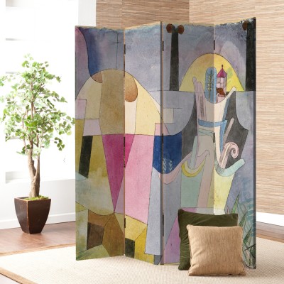 Houseart - ΣΗΜΑΝΤΙΚΟ: Σε περίπτωση διαφοράς τιμής από το κατάστημα ισχύει παντα και μόνο η τιμή του καταστήματος Black Columns in a Landscape, Watercolor, Paul Klee, Δι