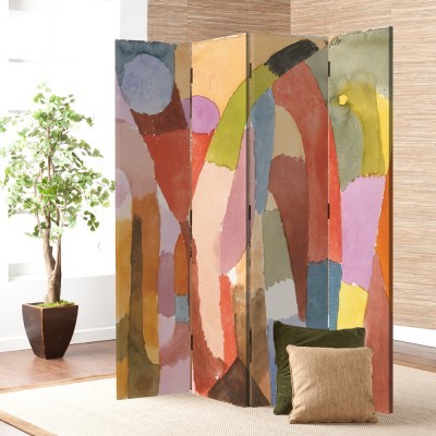 Houseart Movement of Vaulted Chambers, 1915, Paul Klee, Διάσημοι ζωγράφοι, 80 x 180 εκ. [Δίφυλλο]