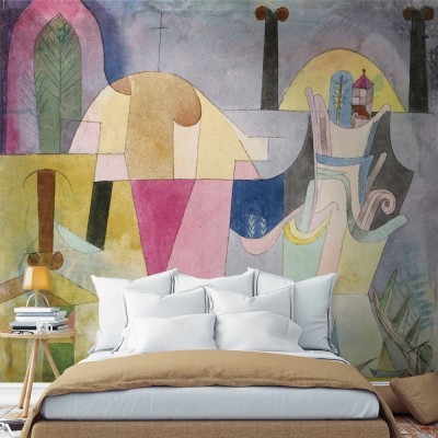 Black Columns in a Landscape, Paul Klee, Διάσημοι ζωγράφοι, 100 x 78 εκ.