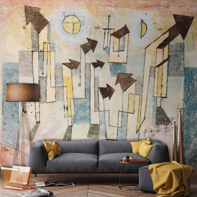Πίνακες House Art - ΣΗΜΑΝΤΙΚΟ: Σε περίπτωση διαφοράς τιμής από το κατάστημα ισχύει παντα και μόνο η τιμή του καταστήματος Mural from the Temple of Longing Thither, Paul Klee, Δι