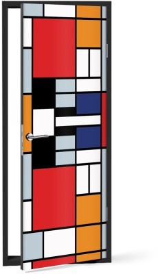 Composition with Large Red Plane, Yellow, Black, Gray and Blue (1), Piet Mondrian, Διάσημοι ζωγράφοι, 60 x 170 εκ.