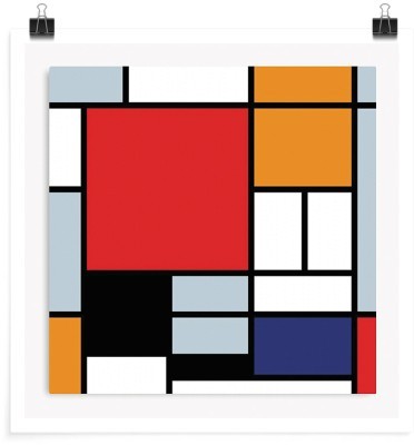 Πίνακες House Art - ΣΗΜΑΝΤΙΚΟ: Σε περίπτωση διαφοράς τιμής από το κατάστημα ισχύει παντα και μόνο η τιμή του καταστήματος Composition with Large Red Plane, Yellow, Black, Gray a