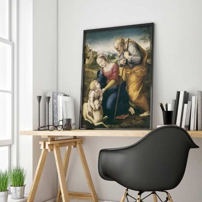 Houseart The Holy Family with the Lamb, Raphael, Διάσημοι ζωγράφοι, 15 x 20 εκ.