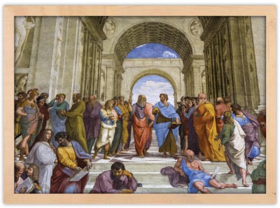 Houseart School Of Athens, Raphael, Διάσημοι ζωγράφοι, 20 x 15 εκ.