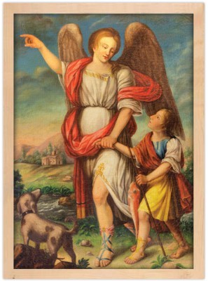 Houseart St. Raphael and Tobias, Raphael, Διάσημοι ζωγράφοι, 15 x 20 εκ.