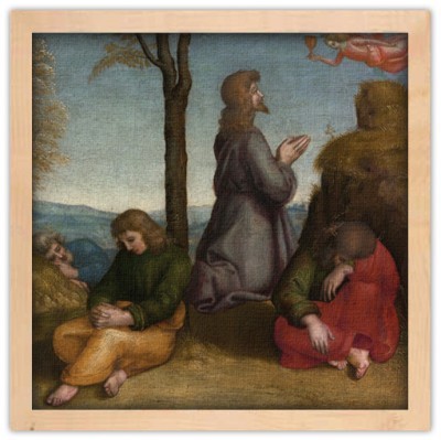 Houseart The Agony in the Garde, Raphael, Διάσημοι ζωγράφοι, 40 x 40 εκ. Ύφασμα | Mediatex® Botticelli