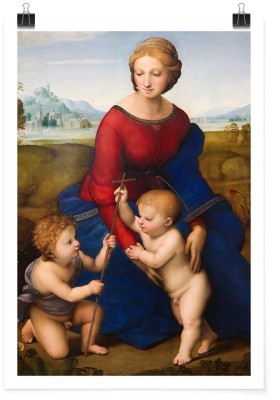 Houseart Madonna del Prato, Raphael, Διάσημοι ζωγράφοι, 15 x 20 εκ. Χαρτί | TRISOLV POSTER PAPER PRIME 200 GLOSSY