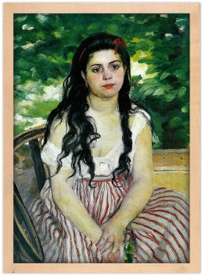 Houseart Η τσιγγανοπούλα, Renoir Pierre Auguste, Διάσημοι ζωγράφοι, 15 x 20 εκ. Ύφασμα | Mediatex® Botticelli