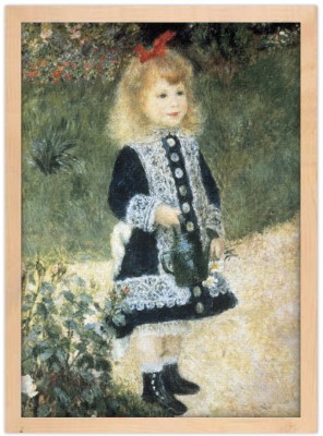 Houseart A Girl with a Watering Can, Renoir Pierre Auguste, Διάσημοι ζωγράφοι, 15 x 20 εκ.