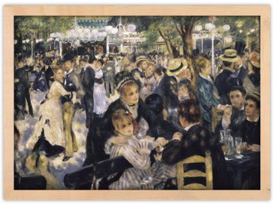 Houseart Bal du moulin de la Galette, Renoir Pierre Auguste, Διάσημοι ζωγράφοι, 20 x 15 εκ.