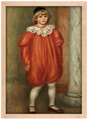 Claude Renoir in a Clown Costume, Renoir Pierre Auguste