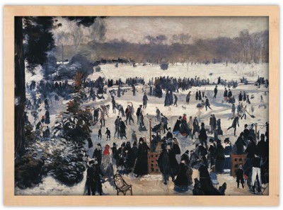 Houseart - ΣΗΜΑΝΤΙΚΟ: Σε περίπτωση διαφοράς τιμής από το κατάστημα ισχύει παντα και μόνο η τιμή του καταστήματος Skaters on the Bois de Boulogne, Renoir Pierre Auguste,