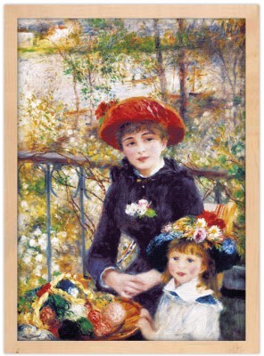 Houseart Two Sisters, Renoir Pierre Auguste, Διάσημοι ζωγράφοι, 15 x 20 εκ.