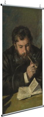 Portrait of Claude Monet, oil on canvas, Renoir Pierre 