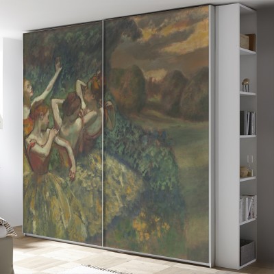 Houseart Four Dancers, Renoir Pierre Auguste, Διάσημοι ζωγράφοι, 100 x 100 εκ.