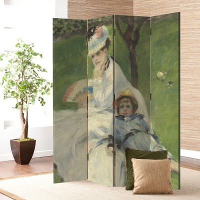 Πίνακες House Art - ΣΗΜΑΝΤΙΚΟ: Σε περίπτωση διαφοράς τιμής από το κατάστημα ισχύει παντα και μόνο η τιμή του καταστήματος Madame Monet and Her Son, Renoir Pierre Auguste, Διάσημ