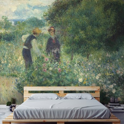 Picking Flowers, 1875, Renoir Pierre Auguste, Διάσημοι 