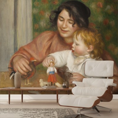 Houseart Child with Toys, Renoir Pierre Auguste, Διάσημοι ζωγράφοι, 100 x 83 εκ.
