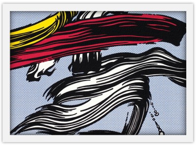Houseart Brushstrokes, Roy Lichtenstein, Διάσημοι ζωγράφοι, 20 x 15 εκ.