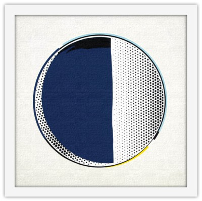 Houseart Mirror #3 and Mirror #4, from Mirror Series, Roy Lichtenstein, Διάσημοι ζωγράφοι, 40 x 40 εκ.