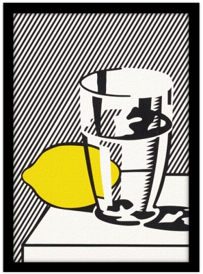 Glass and lemon in a mirror, Roy Lichtenstein, Διάσημοι