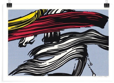 Brushstrokes (1), Roy Lichtenstein, Διάσημοι ζωγράφοι, 20 x 15 εκ.