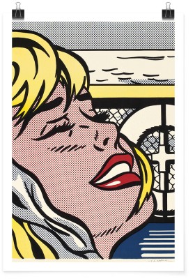 Πίνακες House Art - ΣΗΜΑΝΤΙΚΟ: Σε περίπτωση διαφοράς τιμής από το κατάστημα ισχύει παντα και μόνο η τιμή του καταστήματος Shipboard Girl, Pop Art, Roy Lichtenstein, Διάσημοι ζωγ