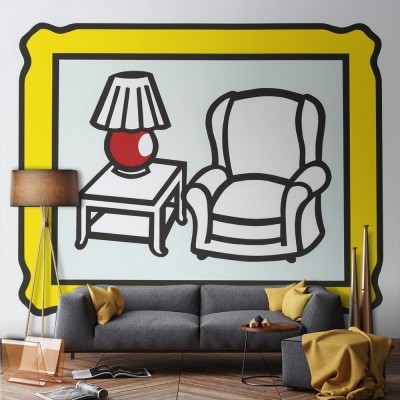 Πίνακες House Art - ΣΗΜΑΝΤΙΚΟ: Σε περίπτωση διαφοράς τιμής από το κατάστημα ισχύει παντα και μόνο η τιμή του καταστήματος Red Lamp, lithograph, Roy Lichtenstein, Διάσημοι ζωγράφ