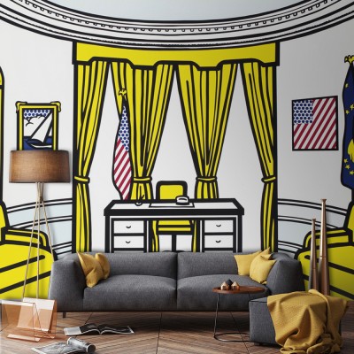 The Oval Office, Screen print, Roy Lichtenstein, Διάσημ