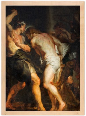 Houseart The Flagellation of Jesus , Rubens Peter Paul, Διάσημοι ζωγράφοι, 15 x 20 εκ. Ύφασμα | Mediatex® Botticelli