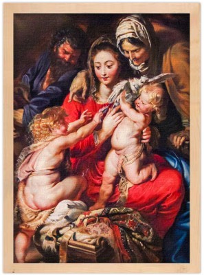 Houseart The Holy Family, Rubens Peter Paul, Διάσημοι ζωγράφοι, 15 x 20 εκ. Ύφασμα | Mediatex® Botticelli