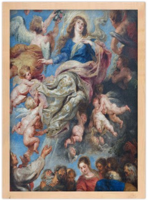 Houseart Assumption of Virgin Mary, Rubens Peter Paul, Διάσημοι ζωγράφοι, 20 x 15 εκ. Ύφασμα | Mediatex® Botticelli