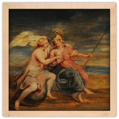 Houseart Allegory of Fortune, Rubens Peter Paul, Διάσημοι ζωγράφοι, 40 x 40 εκ. Ύφασμα | Mediatex® Botticelli