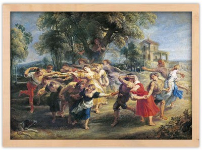 A Peasant Dance, Rubens Peter Paul, Διάσημοι ζωγράφοι, 