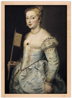 Houseart A Woman with a fan, Rubens Peter Paul, Διάσημοι ζωγράφοι, 15 x 20 εκ.