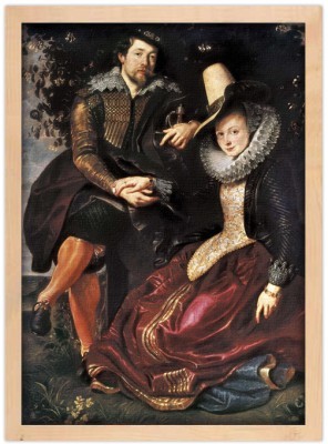 Houseart The Artist and His First Wife, Rubens Peter Paul, Διάσημοι ζωγράφοι, 15 x 20 εκ.
