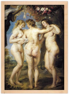 The Three Graces, Rubens Peter Paul, Διάσημοι ζωγράφοι, 15 x 20 εκ.