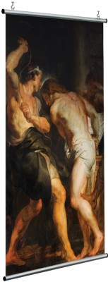 Houseart The Flagellation of Jesus , Rubens Peter Paul, Διάσημοι ζωγράφοι, 120 x 250 εκ.