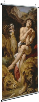 Houseart Daniel in the Lions, Rubens Peter Paul, Διάσημοι ζωγράφοι, 120 x 250 εκ.