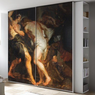 Houseart The Flagellation of Jesus , Rubens Peter Paul, Διάσημοι ζωγράφοι, 100 x 100 εκ.