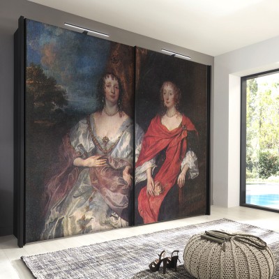 Houseart Portrait of two Ladies, Rubens Peter Paul, Διάσημοι ζωγράφοι, 100 x 100 εκ.